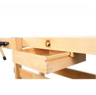 Дървена работна маса с 2 стяги HOLZMANN WB210, 2100x660x815 мм