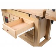 Дървена работна маса с 2 стяги HOLZMANN WB210C, 2100x780x815 мм