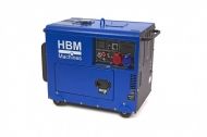 Обезшумен дизелов генератор HBM 9063, 7 kVA, 13 к.с, 1х400 V, 1х230 V, 1х12 V