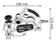 Ренде BOSCH GHO 40-82 C Professional, 850W, куфар (060159A760)