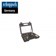 Шмиргел - полир Scheppach HG34, с куфар с аксесоари 100 броя, 120 W, 5903106901