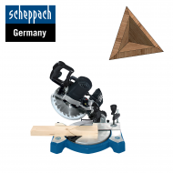 Комбиниран потапящ циркуляр за ъглово рязане Scheppach HM80L, 1500 W, 210 мм