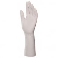 MAPA SOLO 999 Работни ръкавици еднократни, бяли 100 бр с размери 6-9 (640400)-1