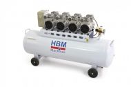 HBM 9267 Професионален безшумен компресор 3000 W 400 л/мин 200 л 8 бара-2