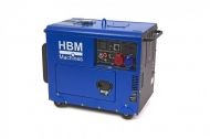 HBM 7900 Дизелов обезшумен генератор 7900 W 13 к.с 12-230-400 V-2