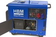 HBM 7900 Дизелов обезшумен генератор 7900 W 13 к.с 12-230-400 V-3
