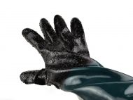 GEKO G02028 Гумени ръкавици за работа с пясъкоструйка-4