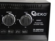 GEKO G80007 Зарядно за акумулатор със стартиране 6-12-24 V 10-400 Ah 100 А за стартиране и 30 А за зареждане-3