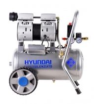 Hyundai HYAC 24-1S Компресор за въздух - безмаслен и обезшумен 750 W 8 бара 125 л/мин 24 л (12343)-2