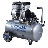 Hyundai HYAC 50-2S Безмаслен обезшумен компресор за въздух 1500 W 8 бара 235 л/мин 50 л (12496)-2