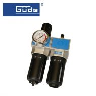 Пневматичен филтър с регулатор и омаслител GUDE 1/4(N)PT