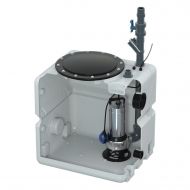 GRUNDFOS UNOLIFT.270.AP50B.50.11.1 Компактна херметична система за отпадни води с 1 помпа 1750 W 28 м3/ч 14 м (99017760)-1