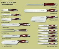 HAMMER STAHL Classic Collection Комплект ножове 21 бр (HS-6300R)-2