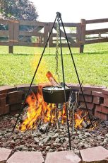 BBQ Dutch Oven Трипод за огън на открито (7002)-2