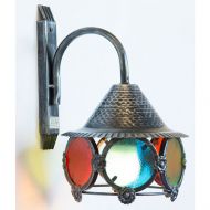 BBQ Лампа с цветни стъкла (LM8)-1