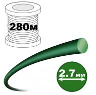 OLEO-MAC Кръгла зелена корда ф2.7 мм 280 м (63040240)-1