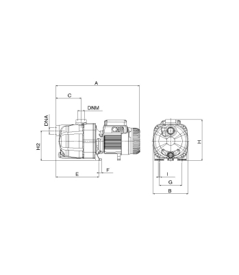 DAB JETCOM SP 102 M Центробежни помпи за басейни 750 W 52 м 3.5 м3/ч 240 V (102676030)-2
