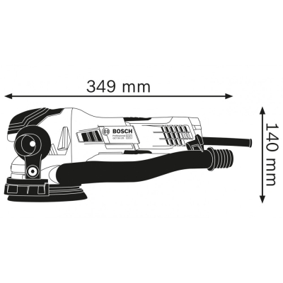 BOSCH GET 55-125 Professional Ексцентършлайф 550 W ф125 мм (0601257000)-2
