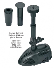 VERDEMAX LagoMax Стартов комплект за изкуствено езеро с фонтанна помпа и PVC фолио 1200 л/ч (8794)