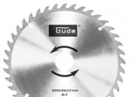 GUDE Диск за циркуляр ф 255x30 мм 40 Z (55264)-1
