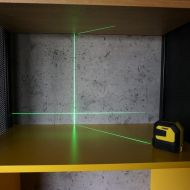 CIMEX 1H1V-G Лазерен нивелир със зелен лъч и кръстосани линии до 15 м-2
