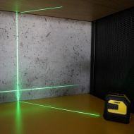 CIMEX 1H1V-G Лазерен нивелир със зелен лъч и кръстосани линии до 15 м-7