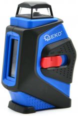 GEKO G03304 Лазерен нивелир до 25 м с 4 батерии x 1.5 V LR6 (AA)-3