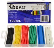 GEKO G02823 Комплект термосвиваеми шлаухи за кабели 100 бр.-1