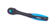 HBM 9444 Професионална тресчотка 3/8" 20 см 72 зъба-1