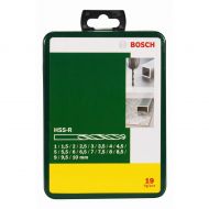 BOSCH Professional HSS-R Комплект свредла за метал 19 части (2607019435)-1