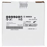 BOSCH Professional R574 Фибродиск за шлайфане на метал 125 мм K36 (2608607255)-1