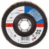 BOSCH Professional X431 Ветрилообразен диск за шлайфане на метал 125 мм 22.23 мм P60 (2608603657)-1