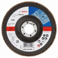 BOSCH Professional X431 Ветрилообразен диск за шлайфане на метал 125 мм 22.23 мм P80 (2608603658)-1