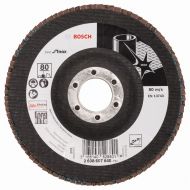 BOSCH Professional X581 Ветрилообразен диск за шлайфане на метал 125 мм 22.23 мм P80 (2608607640)-1