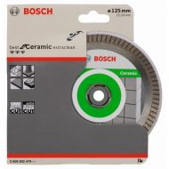 BOSCH Professional Extra-Clean Turbo Диамантен диск за рязане на керамика 125x22.23x1.4x7 мм (2608602479)-1