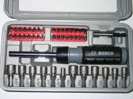 Комплект отвертки с битове и вложки Bosch, 46бр. (2607019504)