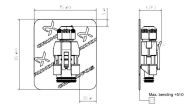 GRUNDFOS Кабелен куплунг за помпа Alpha и Magna (97928845)-4