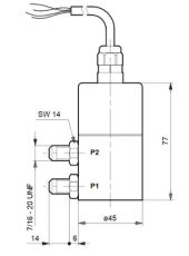 GRUNDFOS DPI Трансмитер за диференциално налягане 0-6 бара (96611527)-2