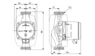 GRUNDFOS ALPHA2 L 32-60 180 Циркулационна помпа 34 W 6 м 3.4 м3/ч (99925395)-3