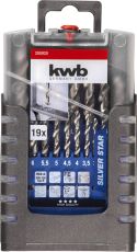 KWB Комплект свредла за метал SILVER STAR HSS ф1-13 мм 19 бр.-2