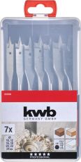 KWB Комплект плоски свредла за дърво 7 бр. (512250)-2