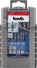 KWB Комплект свредла за метал HSS ф1-10 мм 19 бр. (421920)-2