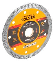 TOLSEN ULTRASLIM LONGLIFE Диамантен диск за мокро рязане ф230х10х1.2 мм (TLS76759)