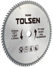 TOLSEN Циркулярен диск за алуминий ф350х30 мм 100 зъба (TLS76570)-1
