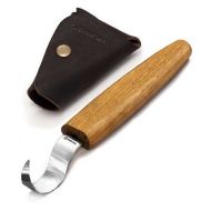 BEAVERCRAFT Извит нож тип кука с кожен калъф 25 мм (SK1S Oak)