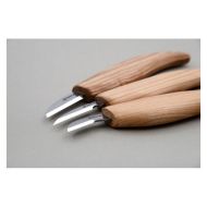 BEAVERCRAFT Комплект ножове за дърворезба с аксесоари 3 ножа (S06)