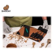 BEAVERCRAFT Комплект резбарски ножове - луксозен с орехови дръжки 7 части (S13X)