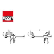 BESSEY EZXL60-9 Автоматична стяга 790 мм