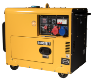 ITC Power/Kompak Мотогенератор трифазен / монофазен дизелов обезшумен NT 8000SE/Т- 7,9 kVА / 6,3 kW, ел. стартер 